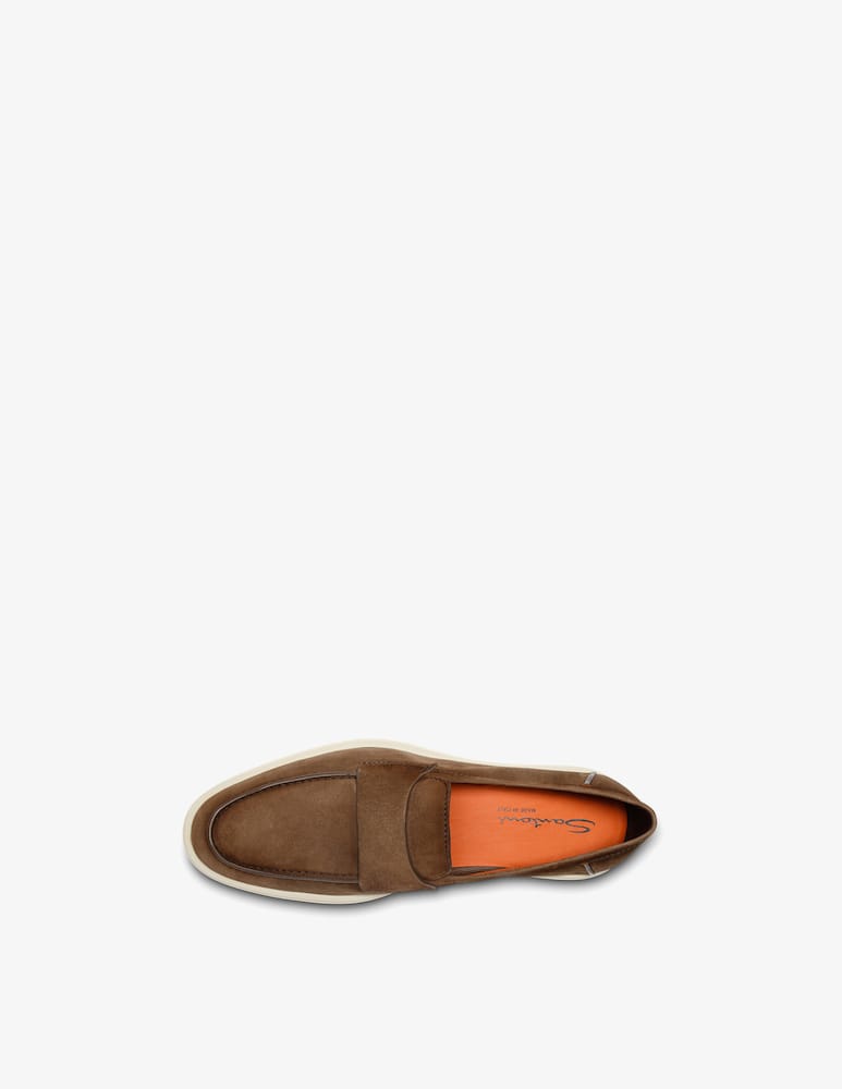 Santoni Suede penny loafers - picture 5