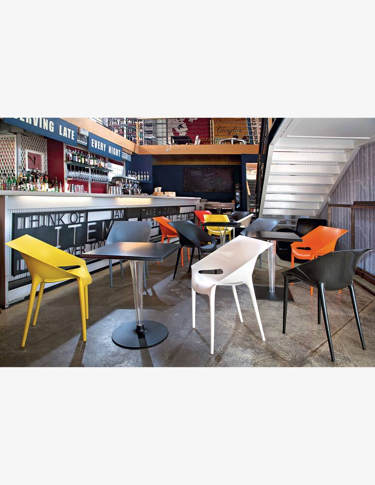 rinascente Kartell TopTop for Dr.Yes, tavolo - Nero