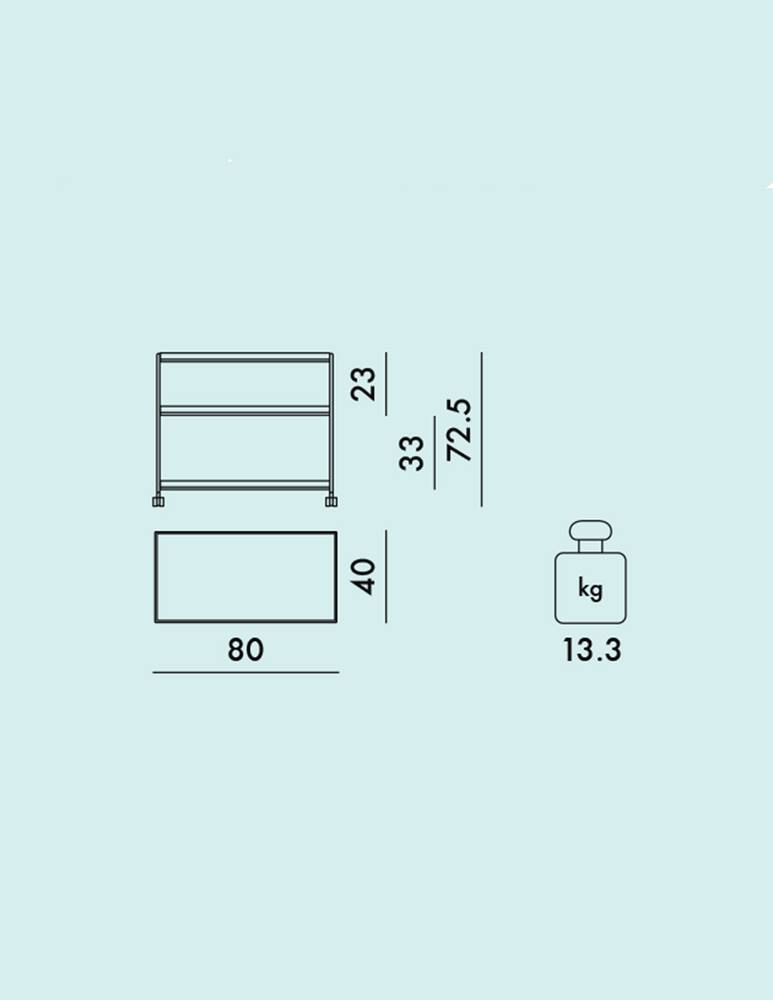 rinascente Kartell Trays Tavolino 