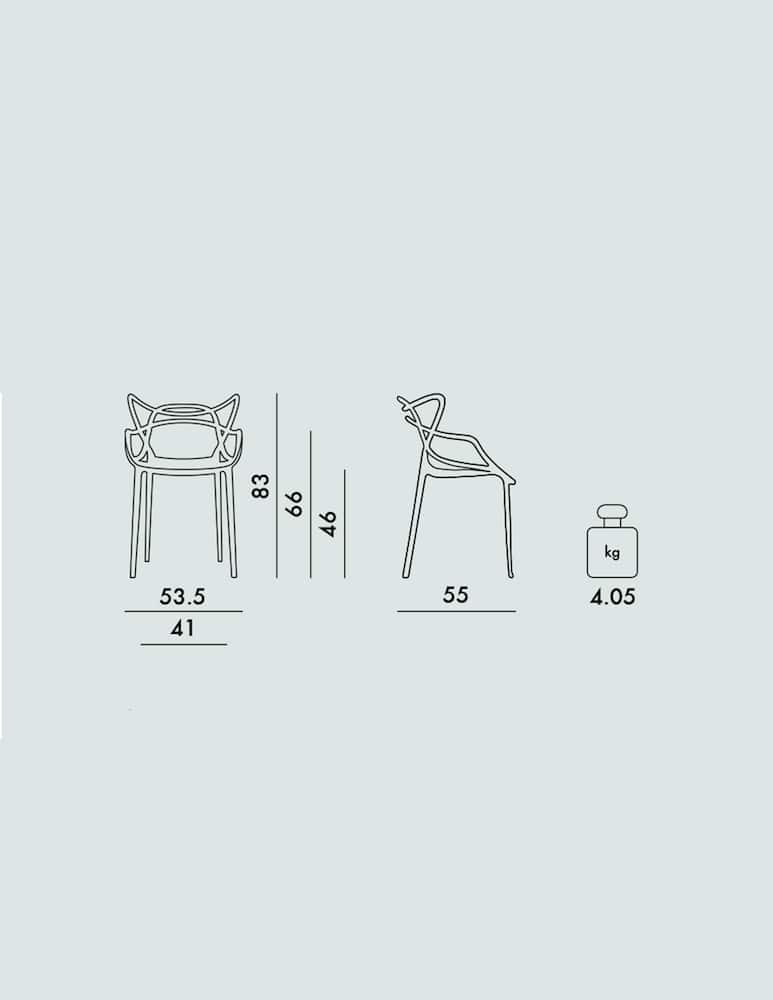 rinascente Kartell Sedia Masters 