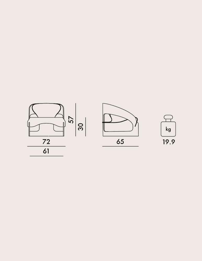 Kartell Joe Colombo Poltrona - immagine 3 Kartell Joe Colombo Poltrona - immagine 3