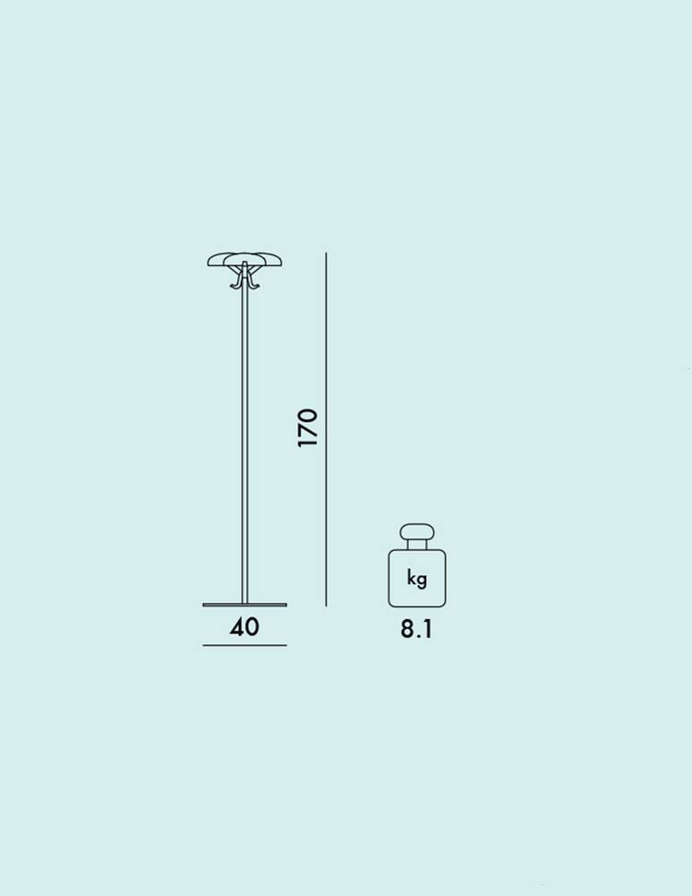 rinascente Kartell Altatensione Appendiabiti - Azzurro