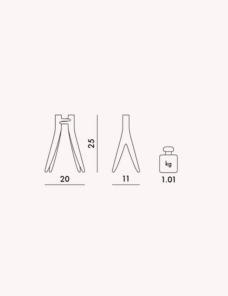 Kartell Candelabro Abbracciaio - immagine 3 Kartell Candelabro Abbracciaio - immagine 3