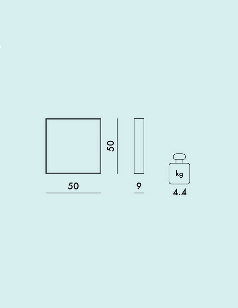 Kartell Only Me 50x50, specchio - immagine 3 Kartell Only Me 50x50, specchio - immagine 3