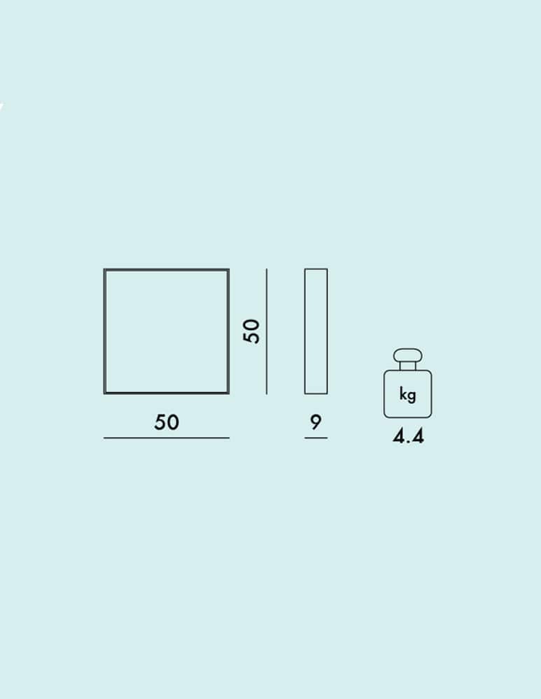 Kartell Only Me 50x50, mirror - picture 4 Kartell Only Me 50x50, mirror - picture 4