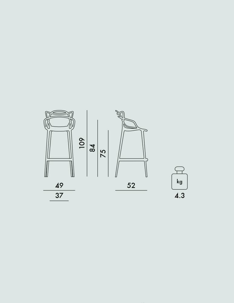 rinascente Kartell Masters Sgabello