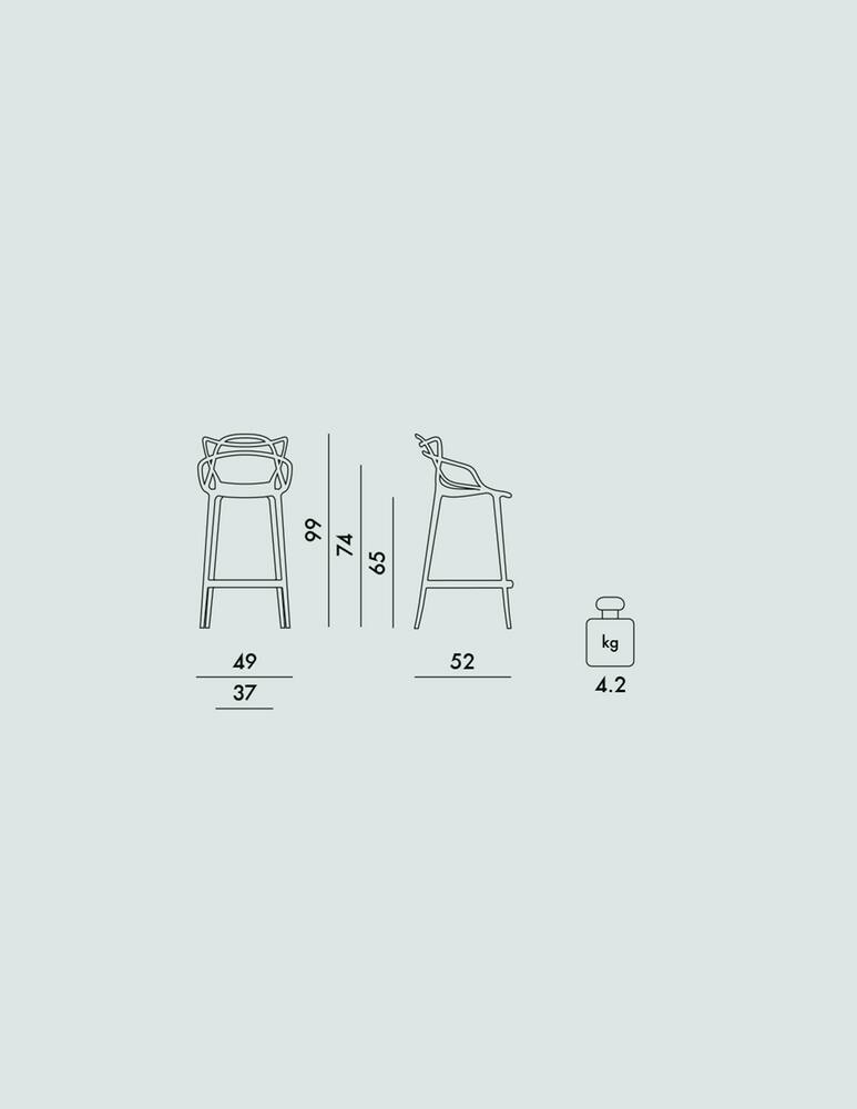 Kartell Masters Sgabello - immagine 5 Kartell Masters Sgabello - immagine 5