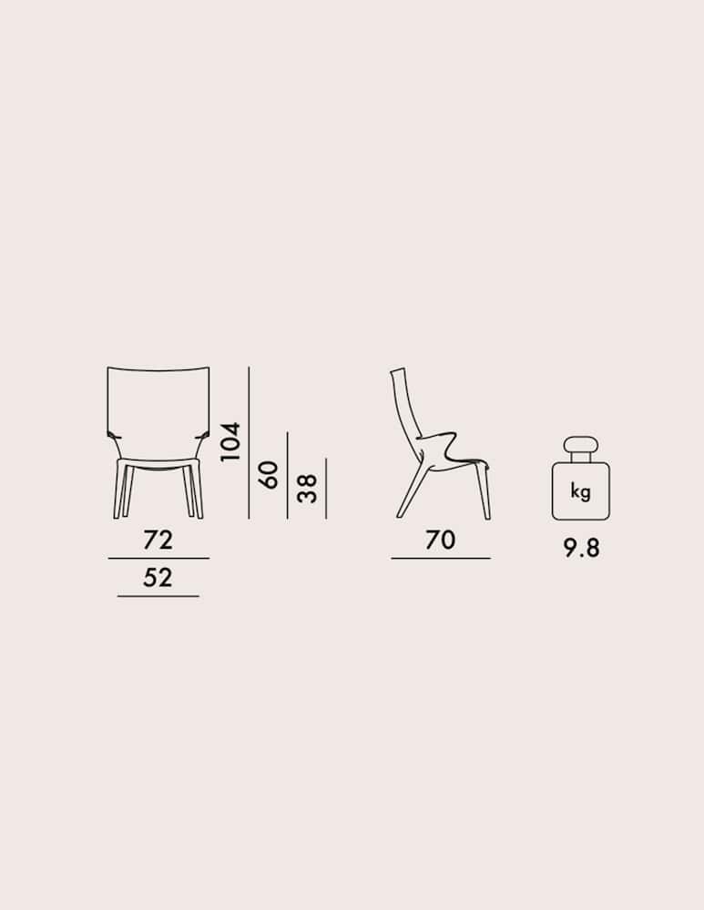 Kartell Poltrona Uncle Jim - immagine 5 Kartell Poltrona Uncle Jim - immagine 5