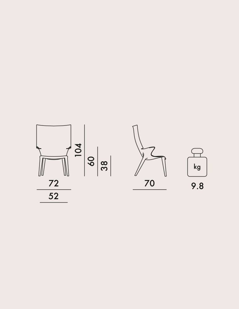 rinascente Kartell Uncle Jim, poltrona