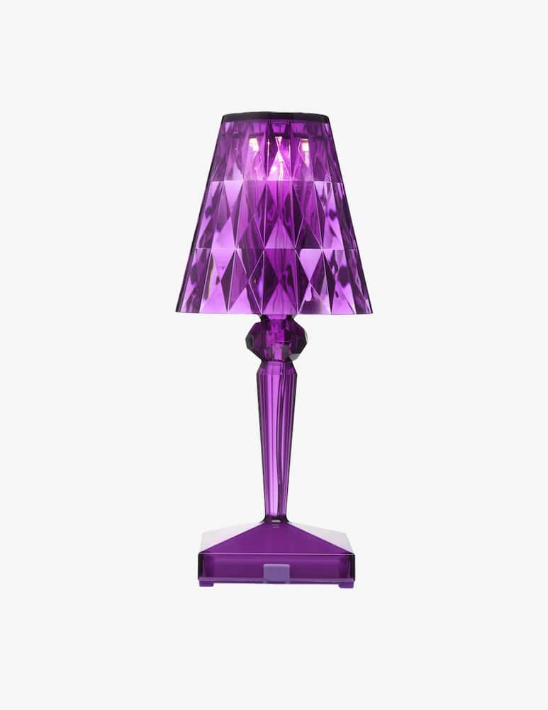 rinascente Kartell Battery lampada da tavolo - viola