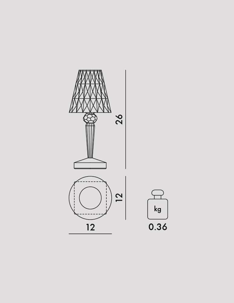 Kartell Lampada da tavolo Battery - immagine 3 Kartell Lampada da tavolo Battery - immagine 3