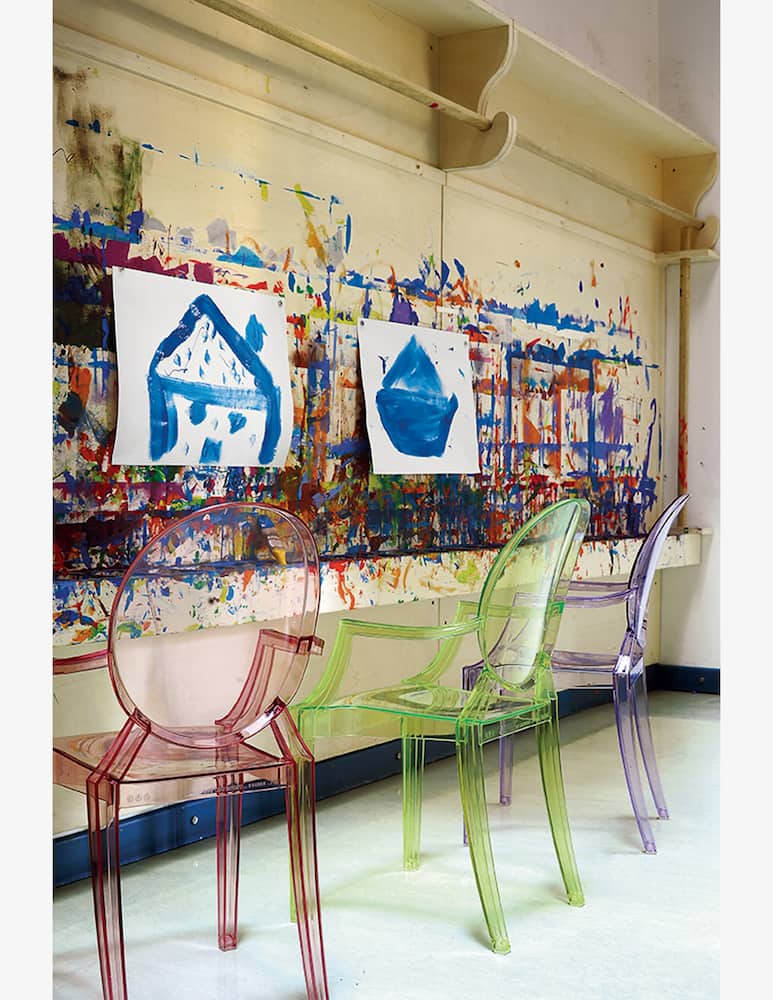 rinascente Kartell Lou Lou Ghost Chair Baby - Transparent