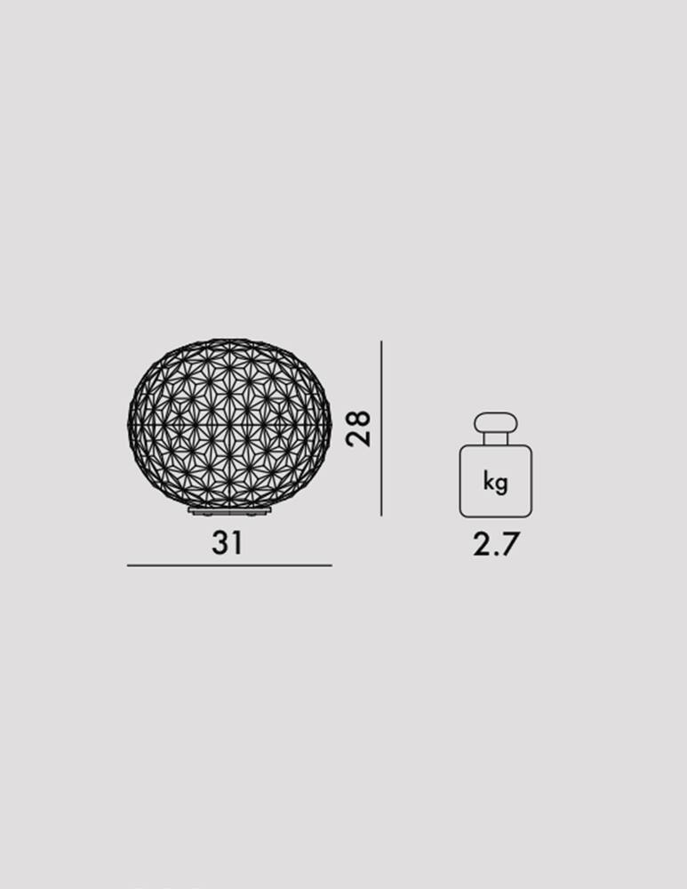 rinascente Kartell Planet lampada da tavolo 