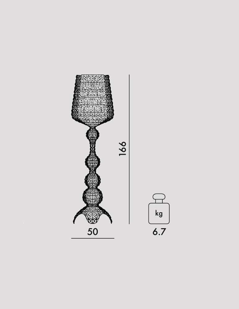 Kartell Lampada da terra Kabuki - immagine 5 Kartell Lampada da terra Kabuki - immagine 5