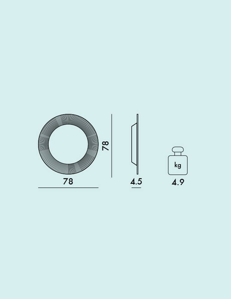 rinascente Kartell All Saints Mirror - White