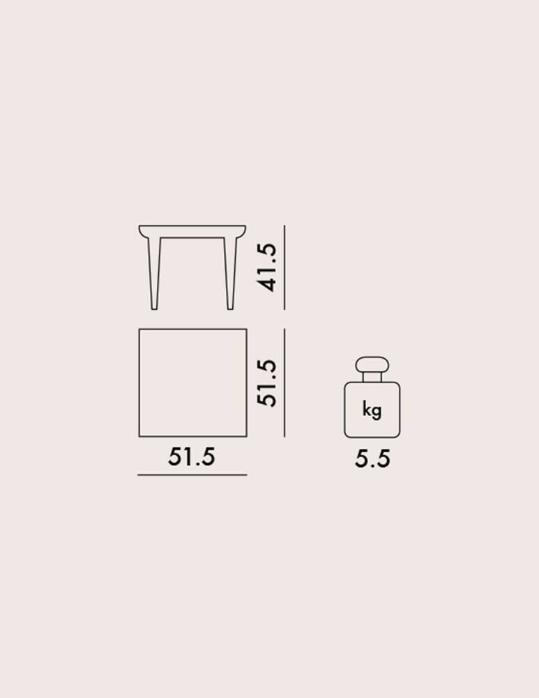 rinascente Kartell Bubble Club Table - Pink