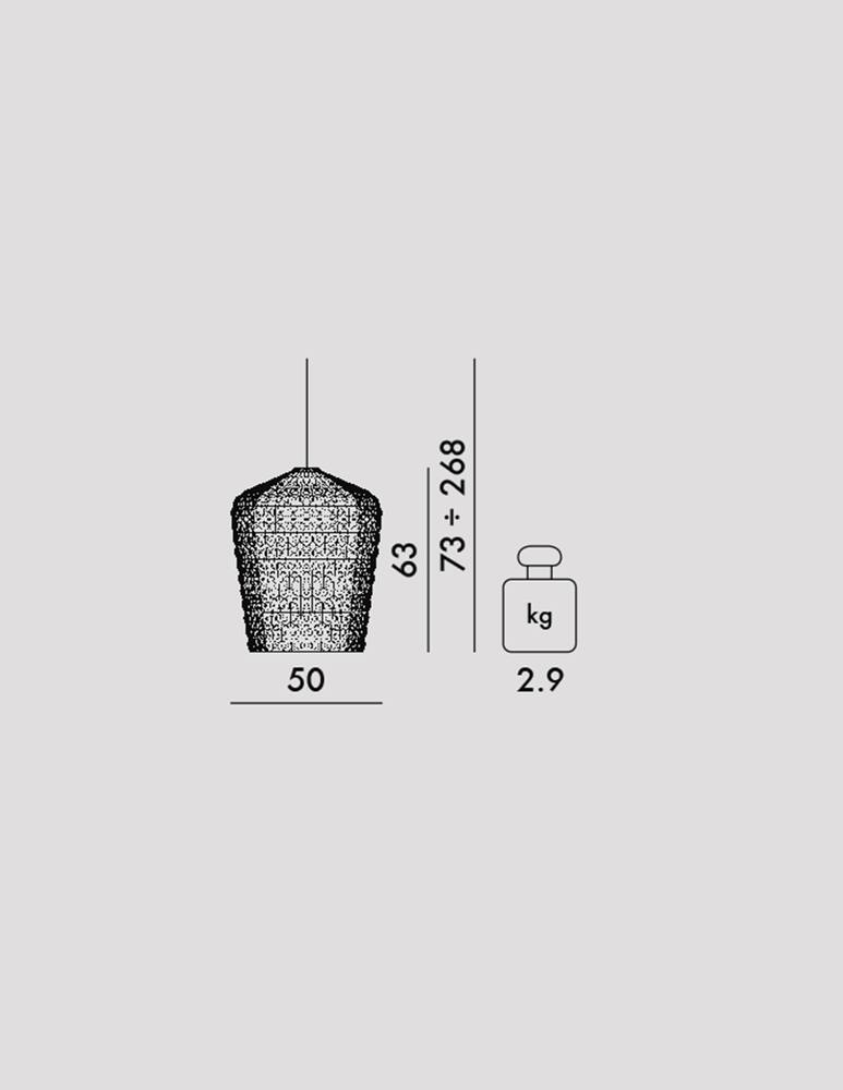 Kartell Lampada a sospensione Kabuki - immagine 3 Kartell Lampada a sospensione Kabuki - immagine 3