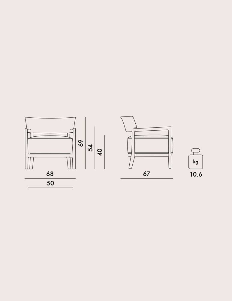 Kartell Cara Poltrona - immagine 4 Kartell Cara Poltrona - immagine 4