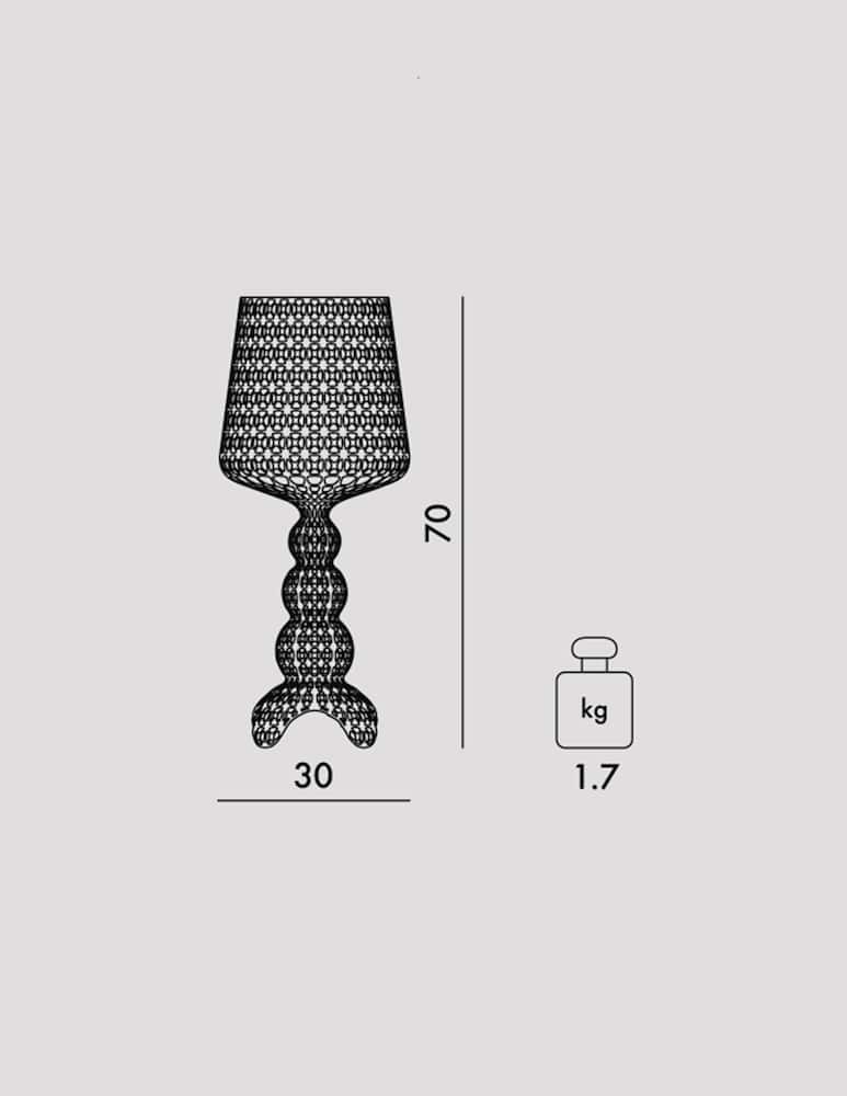 Kartell Lampada da tavolo Mini Kabuki - immagine 3 Kartell Lampada da tavolo Mini Kabuki - immagine 3