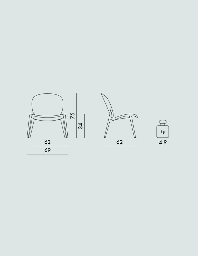 Kartell Be Bop Sedia - immagine 5 Kartell Be Bop Sedia - immagine 5