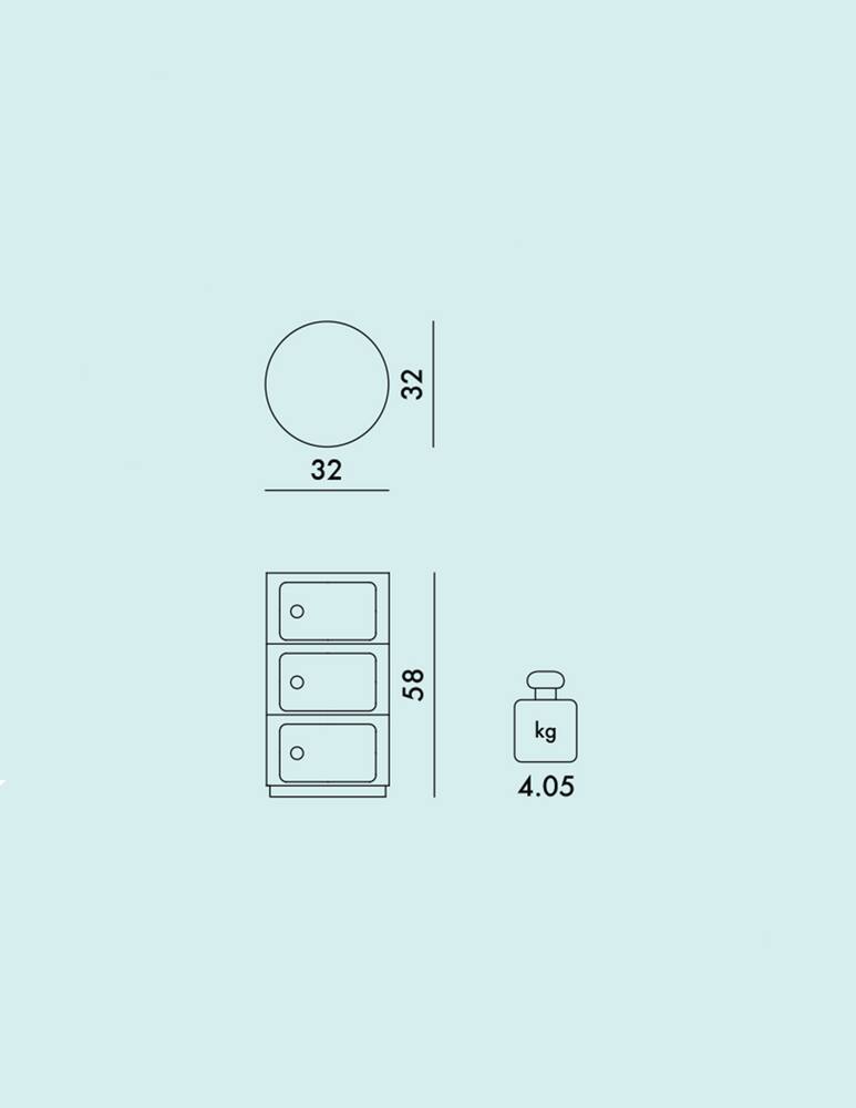 rinascente Kartell Componibile BIO 