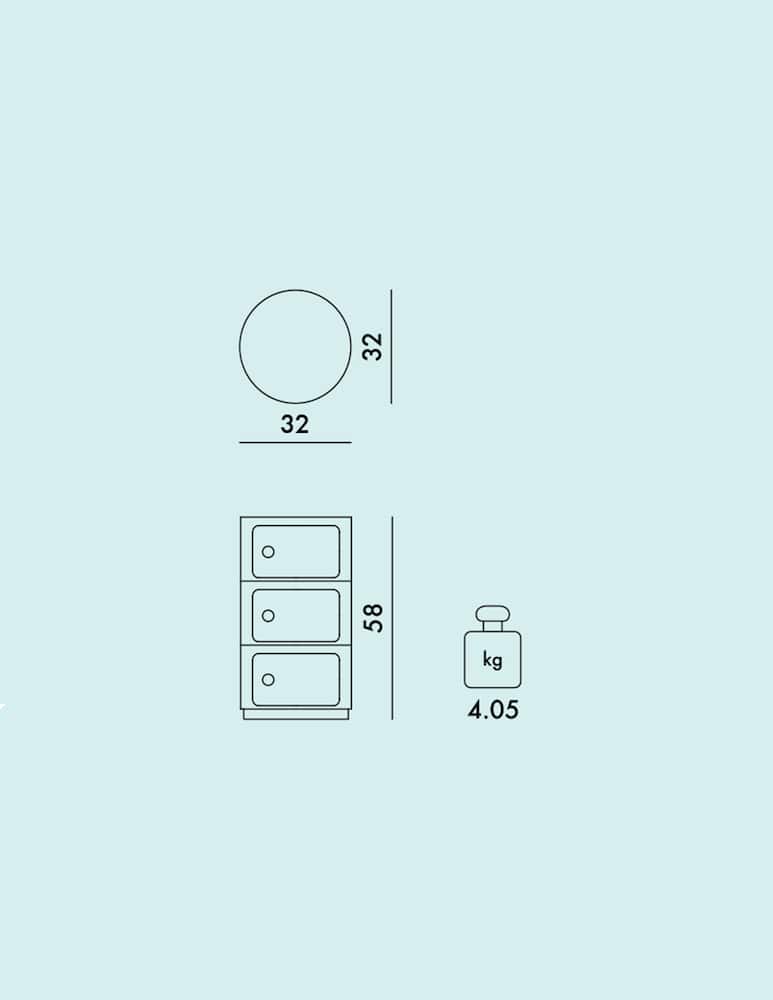 rinascente Kartell Componibile BIO 