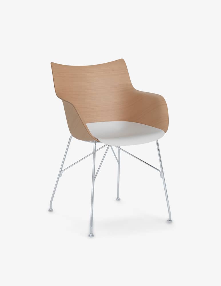 Kartell Poltrona Queen Wood Design Philippe Starck - immagine 1 Kartell Poltrona Queen Wood Design Philippe Starck - immagine 1
