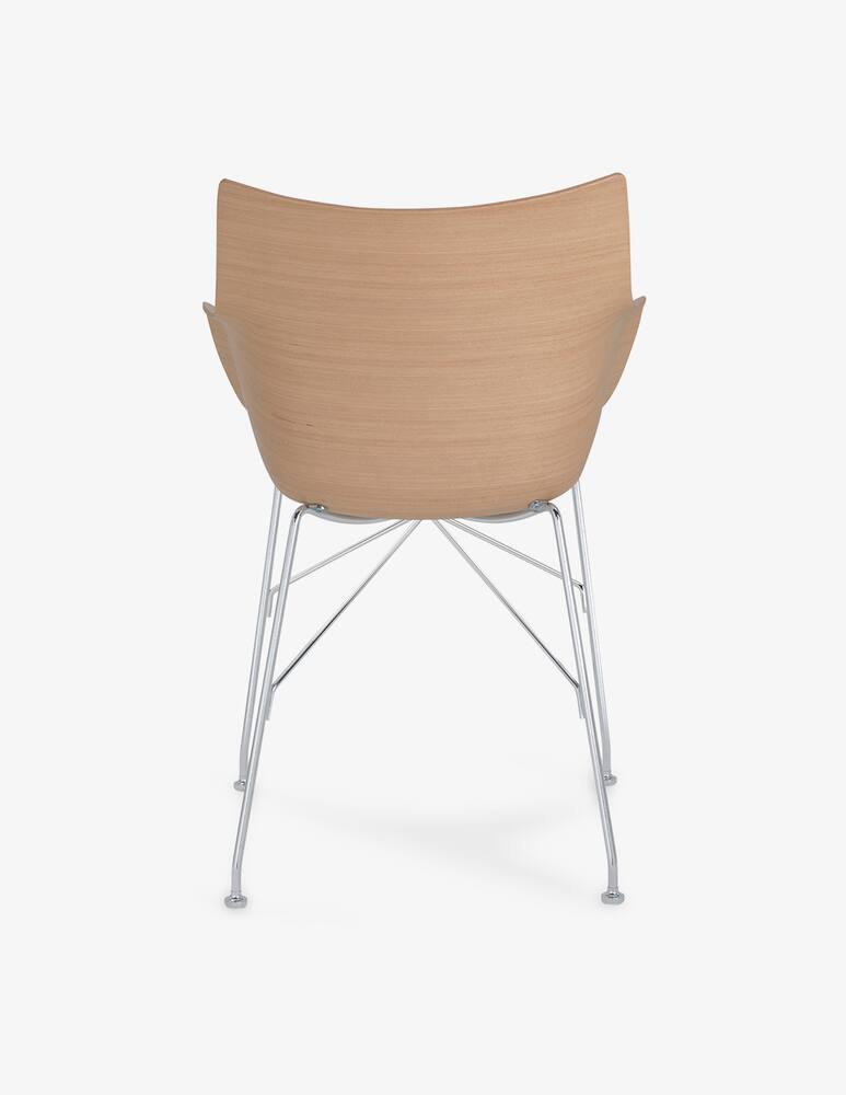 rinascente Kartell Queen Wood armchair Design Philippe Starck - Beige