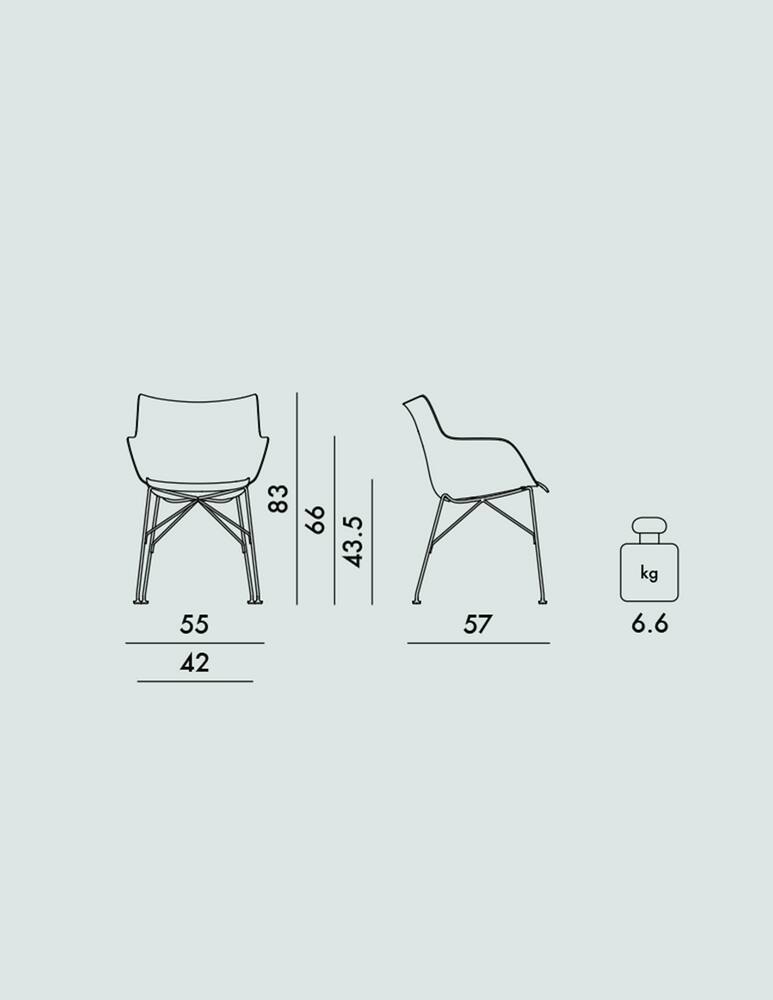 rinascente Kartell Queen Wood armchair Design Philippe Starck - Beige