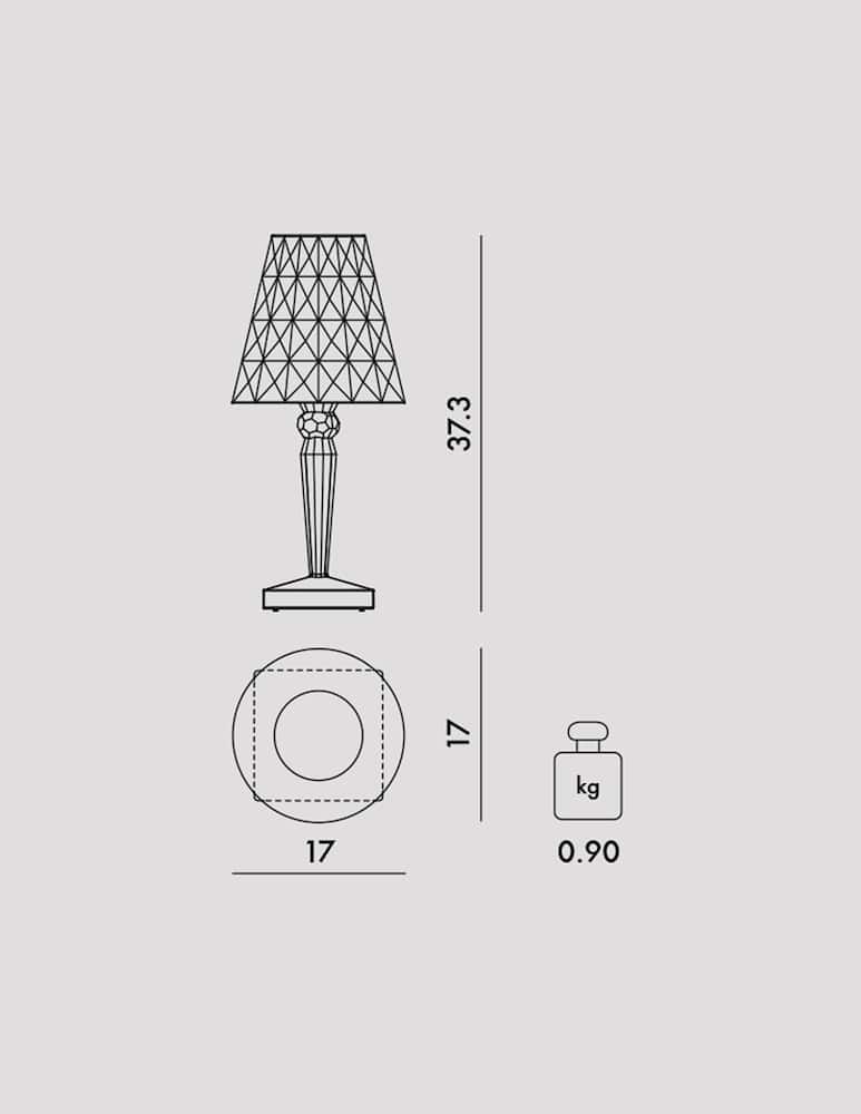 Kartell Lampada da tavolo a batteria Big Battery - immagine 3 Kartell Lampada da tavolo a batteria Big Battery - immagine 3