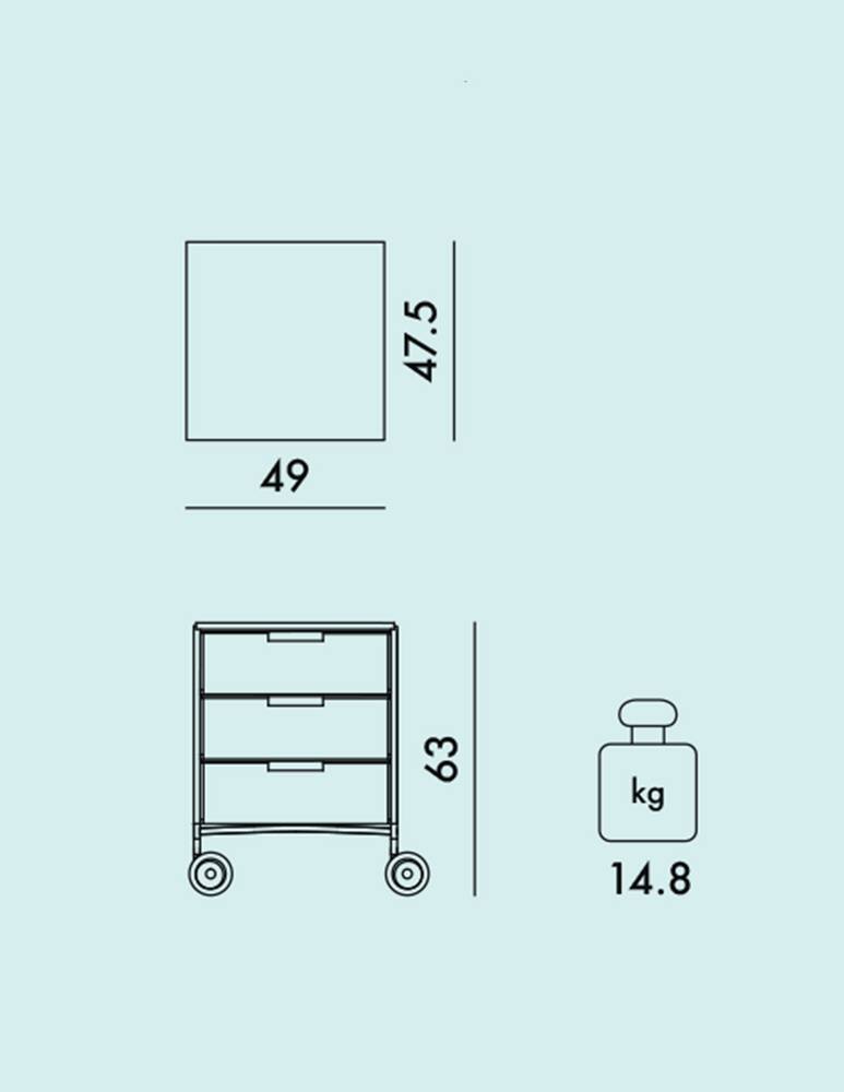 rinascente Kartell Mobil MAT, drawer