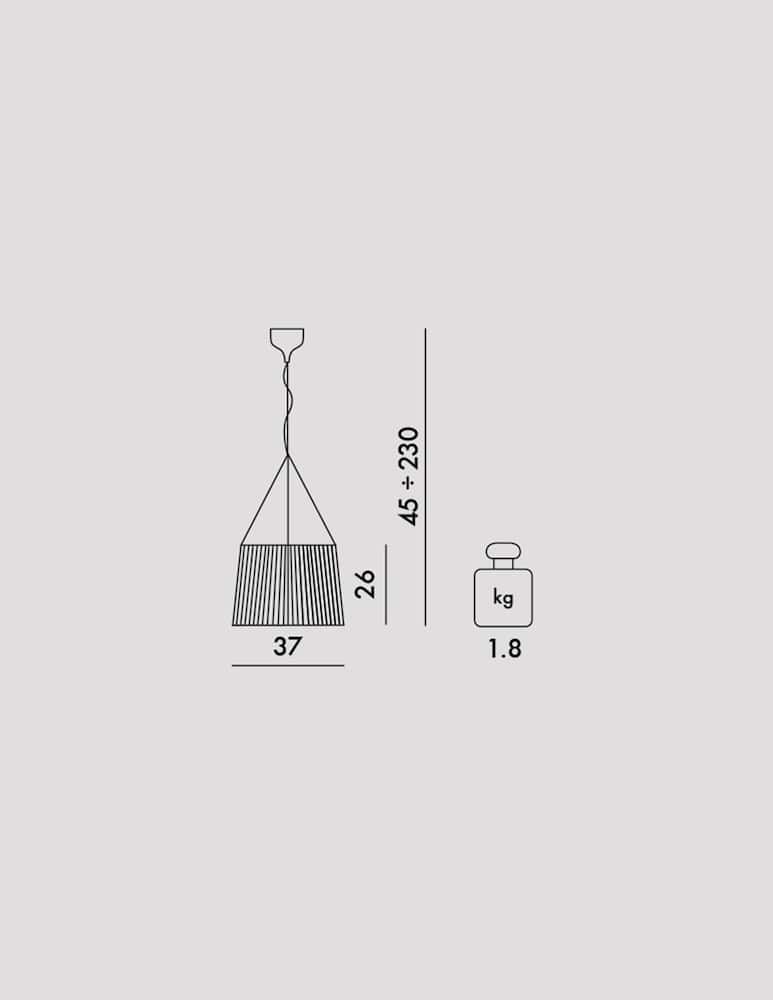 Kartell Lampada da soffitto Gè - immagine 3 Kartell Lampada da soffitto Gè - immagine 3