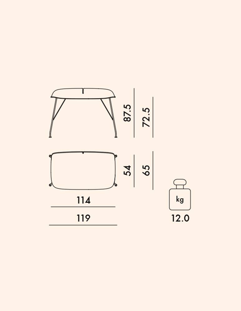 rinascente Kartell Earl of Wood, scrivania - Nero