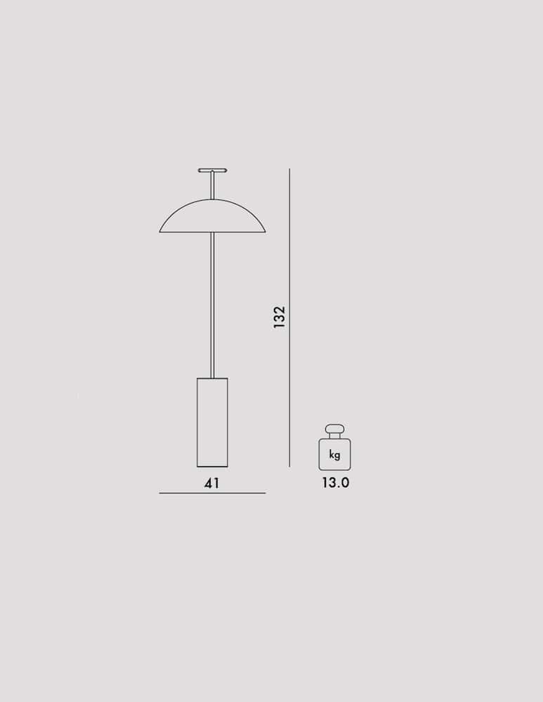 rinascente Kartell Geen A lampada da pavimento 