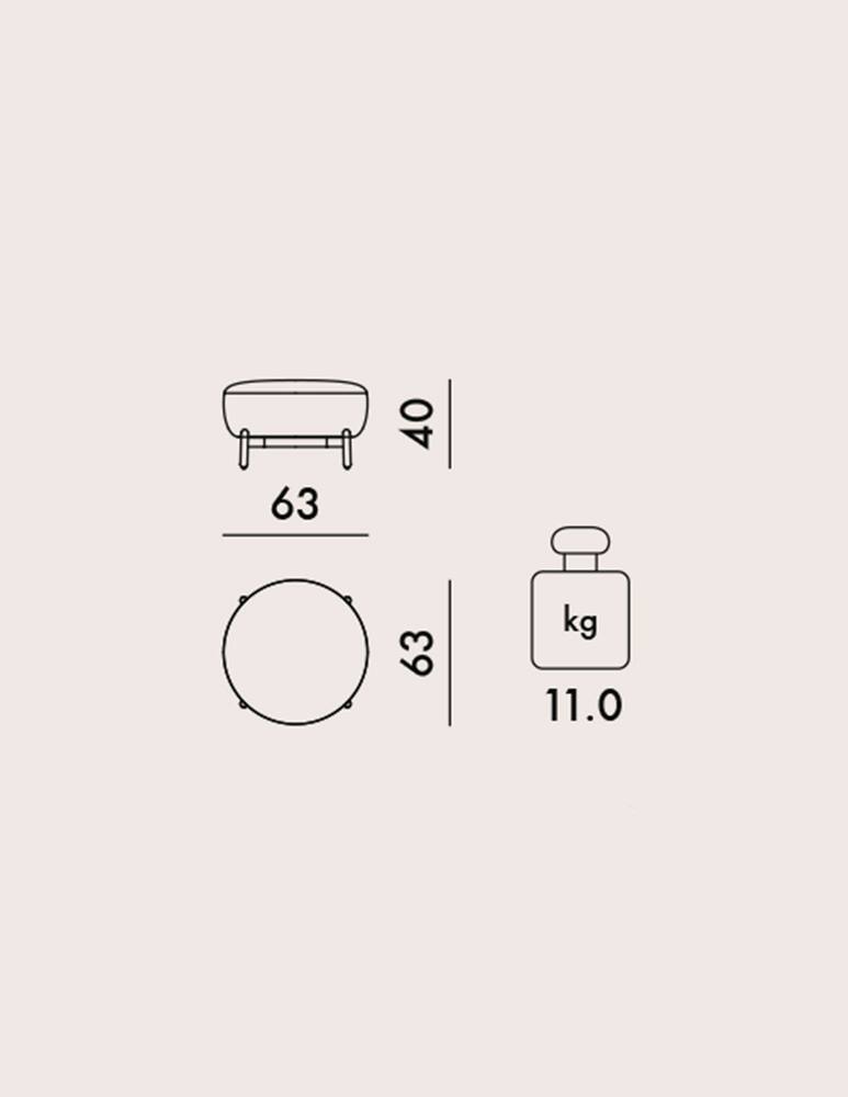 rinascente Kartell Lunam Orsetto Pouf