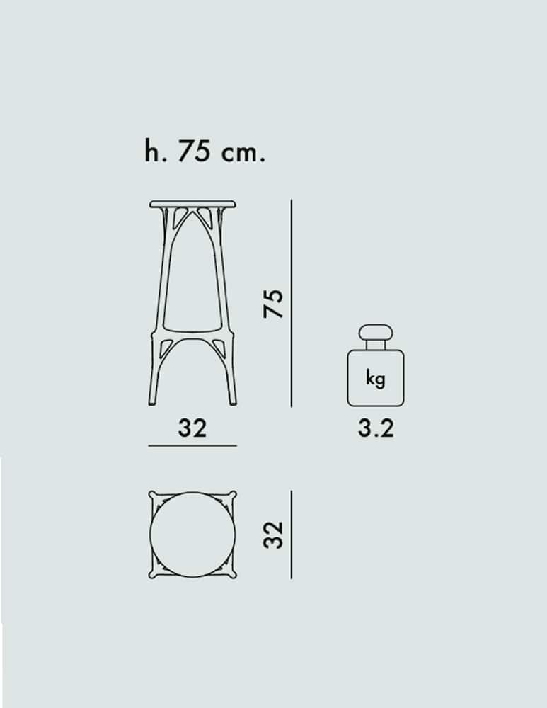 rinascente Kartell A.I. Stool Light 