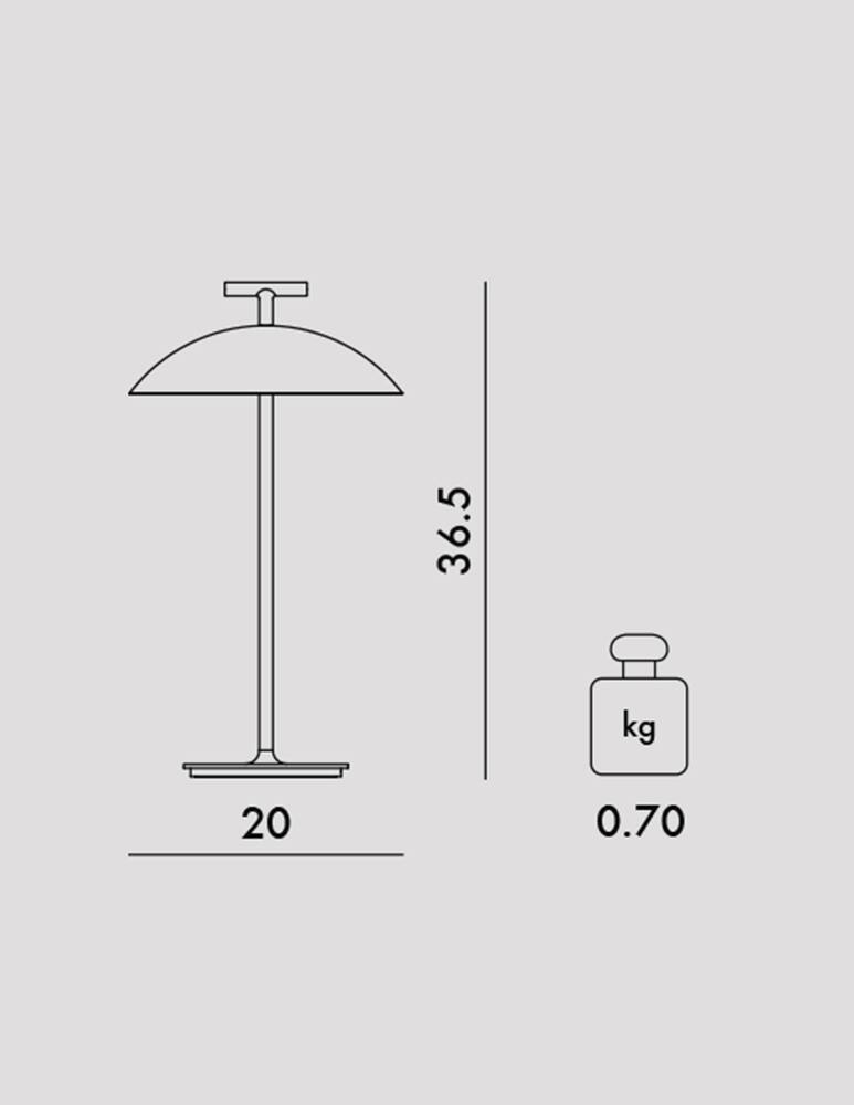 rinascente Kartell Mini Geen-A, lampada da tavolo ad alimentazione diretta