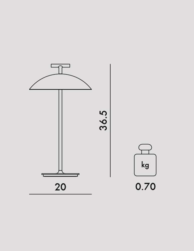 rinascente Kartell Mini Geen A lampada da tavolo