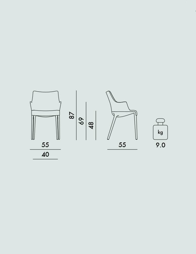 Kartell Sedia Eleganza Nia - immagine 4 Kartell Sedia Eleganza Nia - immagine 4