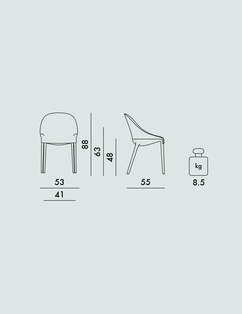 rinascente Kartell Eleganza Ela Chair