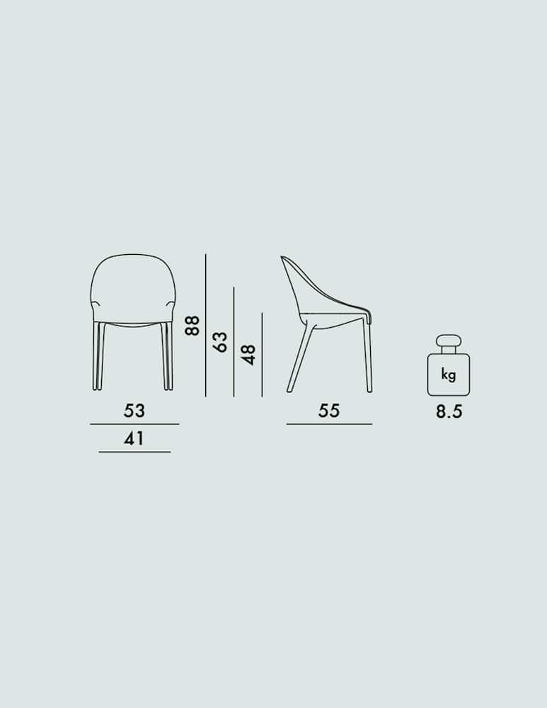 Kartell Eleganza Ela, chair - picture 4 Kartell Eleganza Ela, chair - picture 4