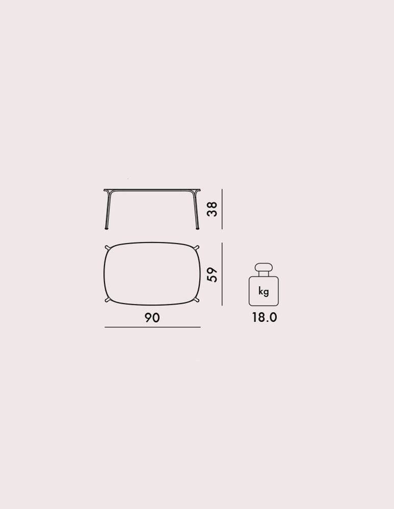 Kartell Tavolino h.38 Hi-Ray - immagine 3