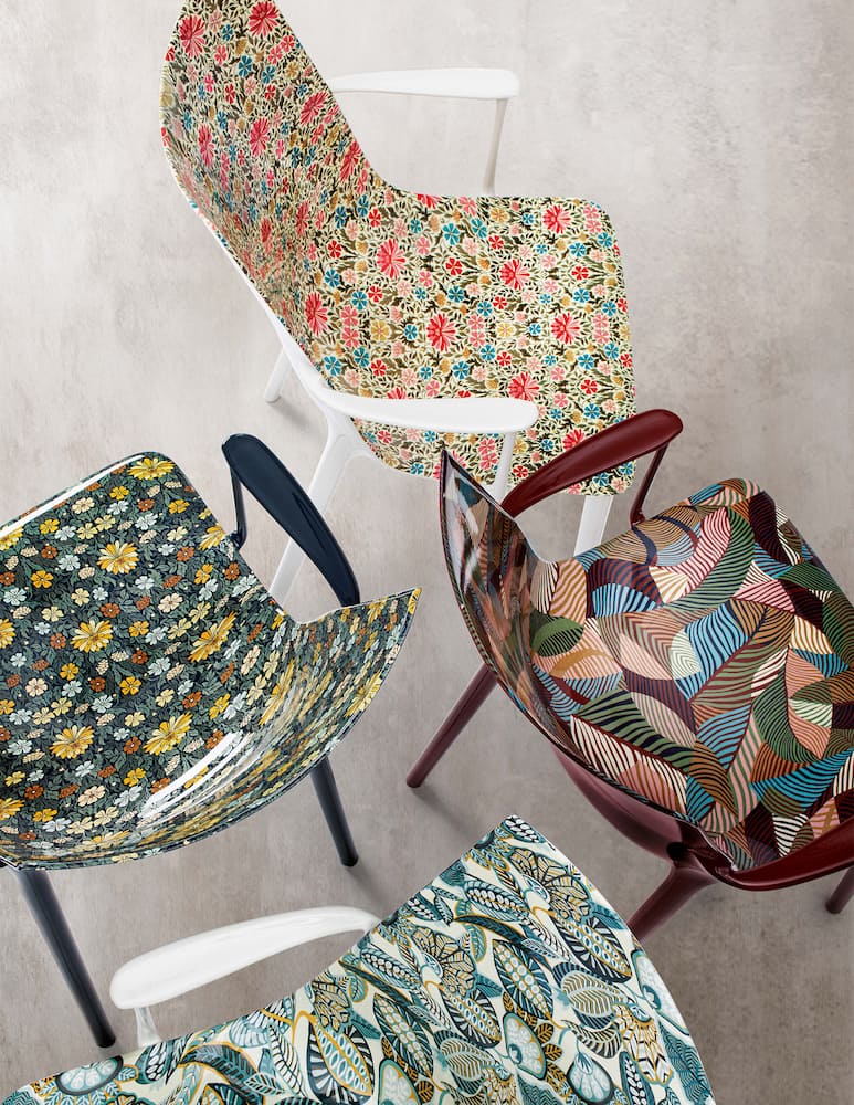 Kartell H.H.H. Graphic Impression Sedia - immagine 2 Kartell H.H.H. Graphic Impression Sedia - immagine 2