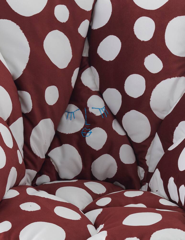 rinascente Kartell Alice's Flower polka dots Cushion Chair