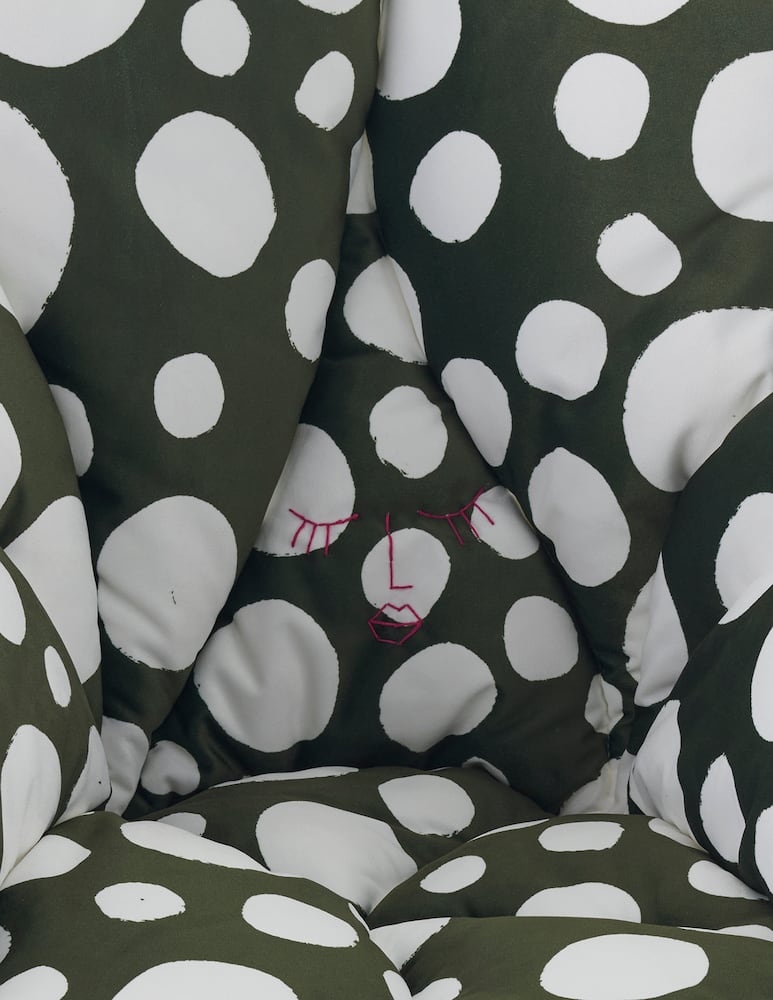 rinascente Kartell Alice's Flower pois Cuscino per Sedia