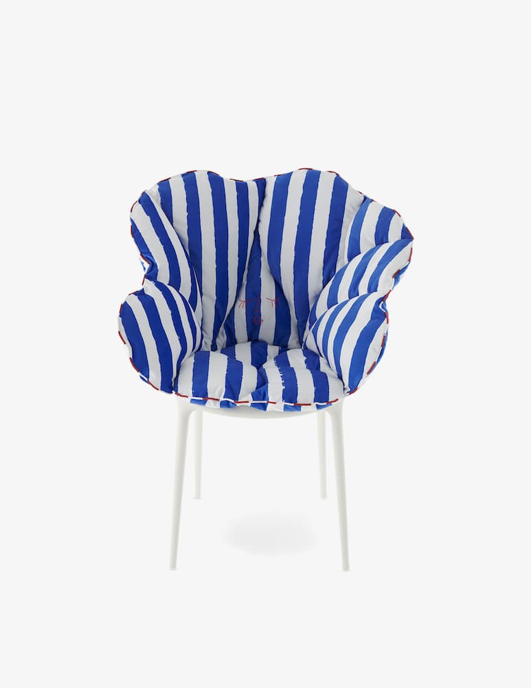 Kartell Alice's Flower stripes Cushion Chair - picture 1 Kartell Alice's Flower stripes Cushion Chair - picture 1