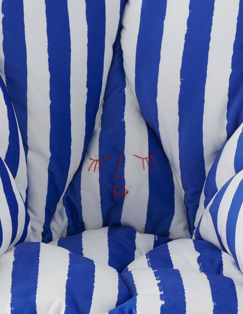 rinascente Kartell Alice's Flower righe Cuscino per Sedia