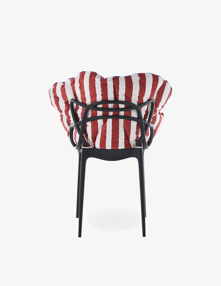 Kartell Cuscino per sedia Alice's Flower righe - immagine 3 Kartell Cuscino per sedia Alice's Flower righe - immagine 3