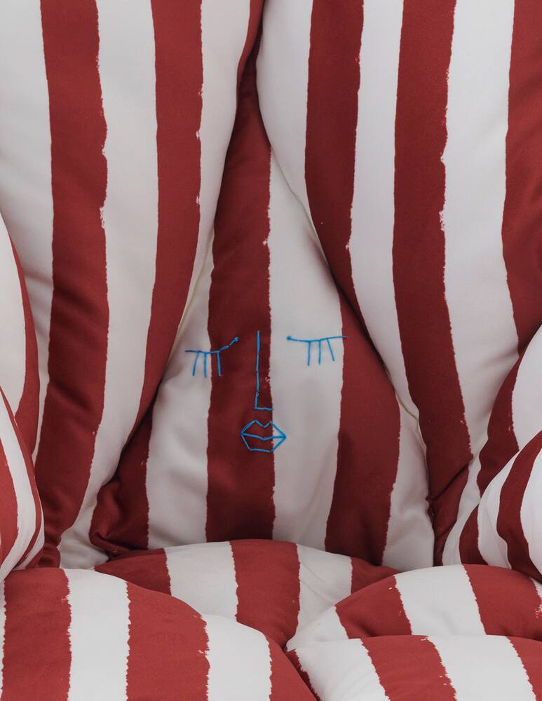 rinascente Kartell Alice's Flower righe Cuscino per Sedia