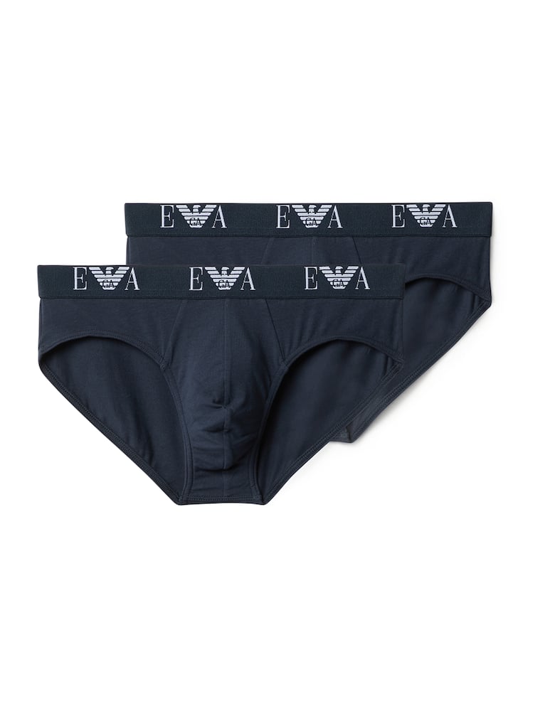 Emporio Armani 2 pack - slip in cotone - immagine 1 Emporio Armani 2 pack - slip in cotone - immagine 1